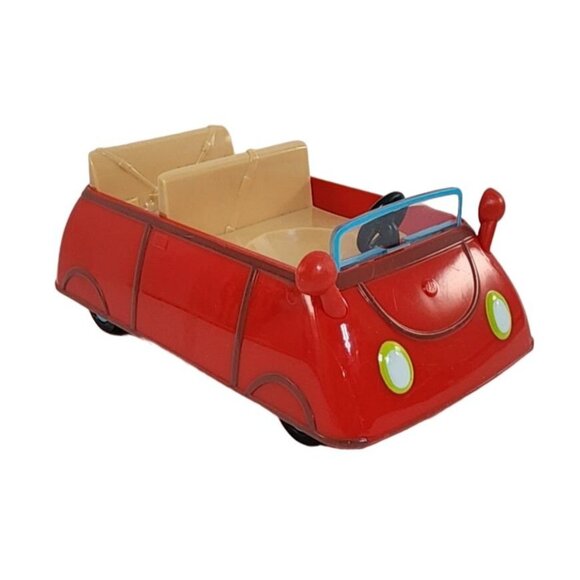 Peppa Pig Red Family Car Small Push Along Vehicle Jazwares 2003 ABD Entertainmen - Picture 1 of 7
